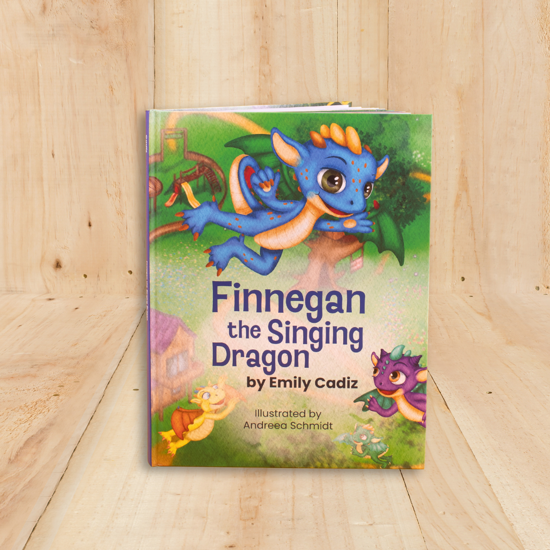 Finnegan's Hardback Book, Plush & 5 in 1 Microphone - Blue